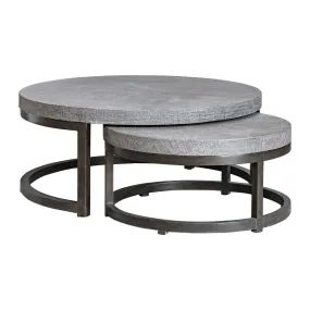 Aiyara Gray Nesting Tables