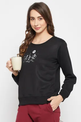 Black Fleece Graphic Print Sweatshirt