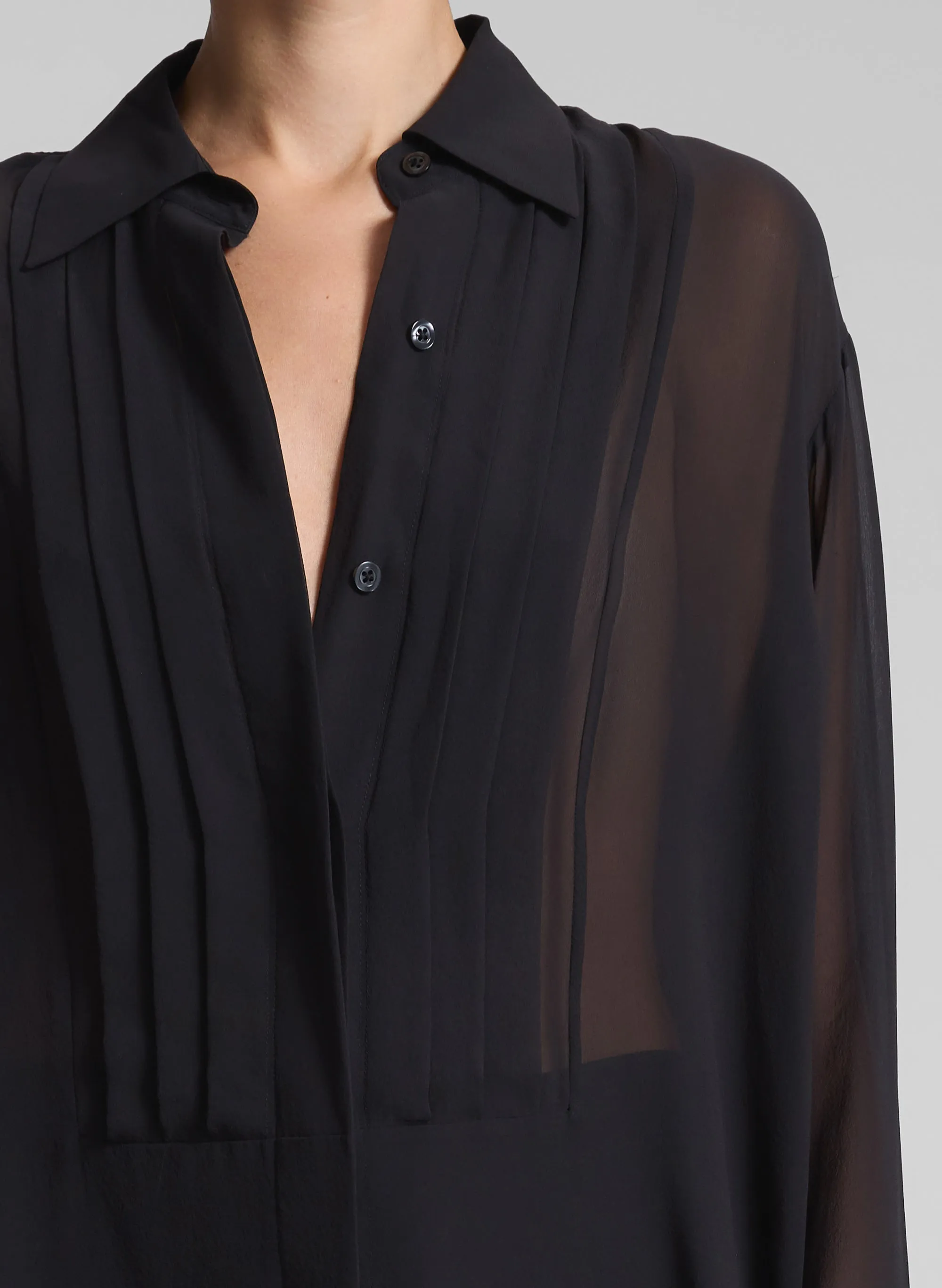 Camden Tux Silk Top