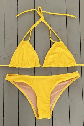 Canary Solid Yellow Classic Bikini Bottom