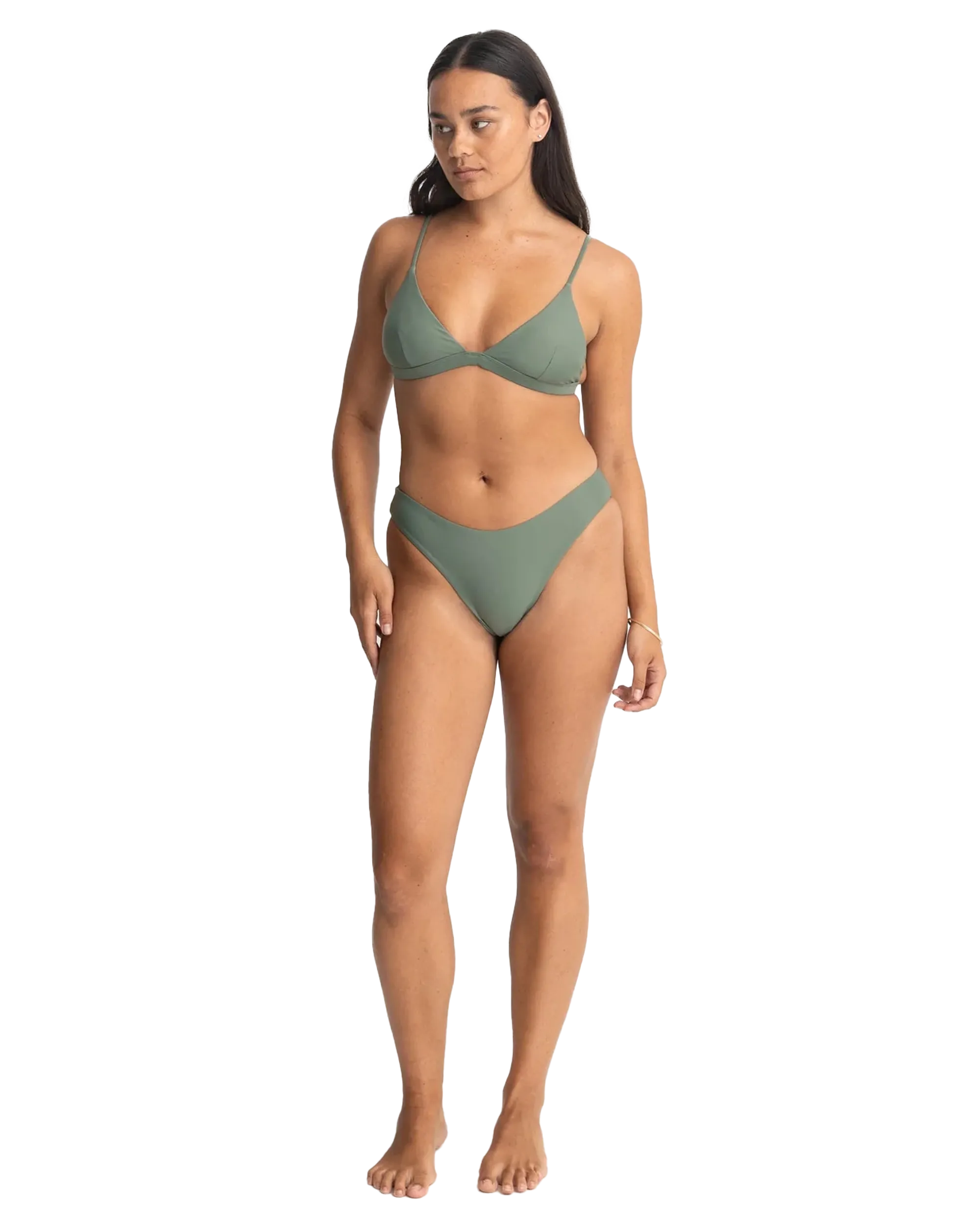 Classic Holiday Bikini Bottoms in Olive