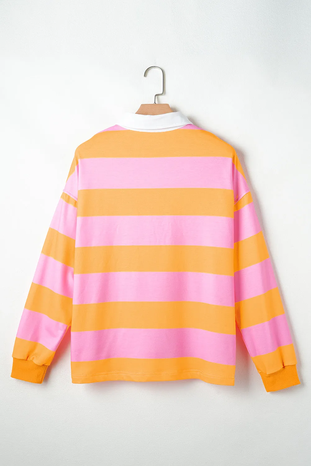 Comfy Striped Long Sleeve Sweatshirt