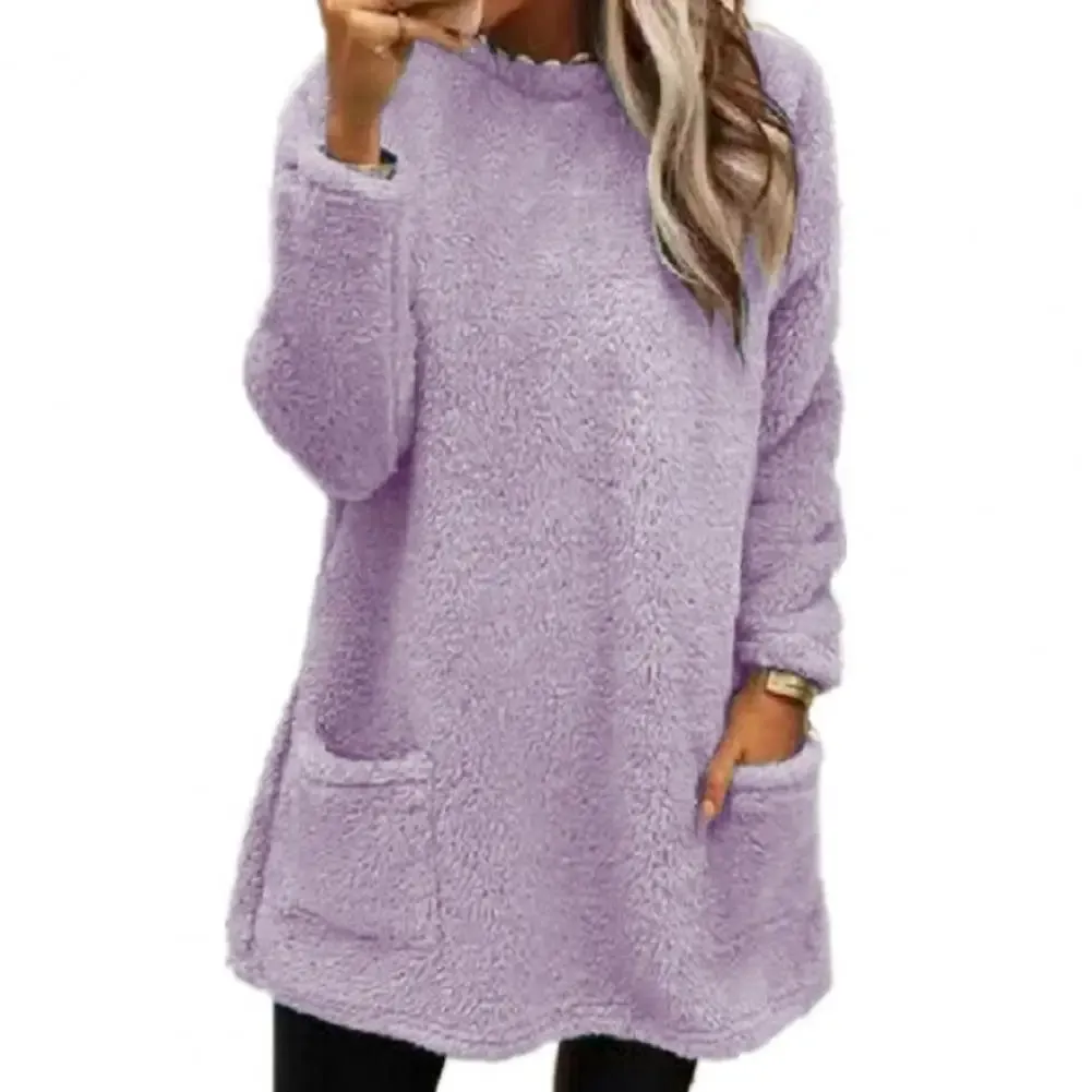 Dani Fleece Sweater | Super warm lange fleece trui voor dames