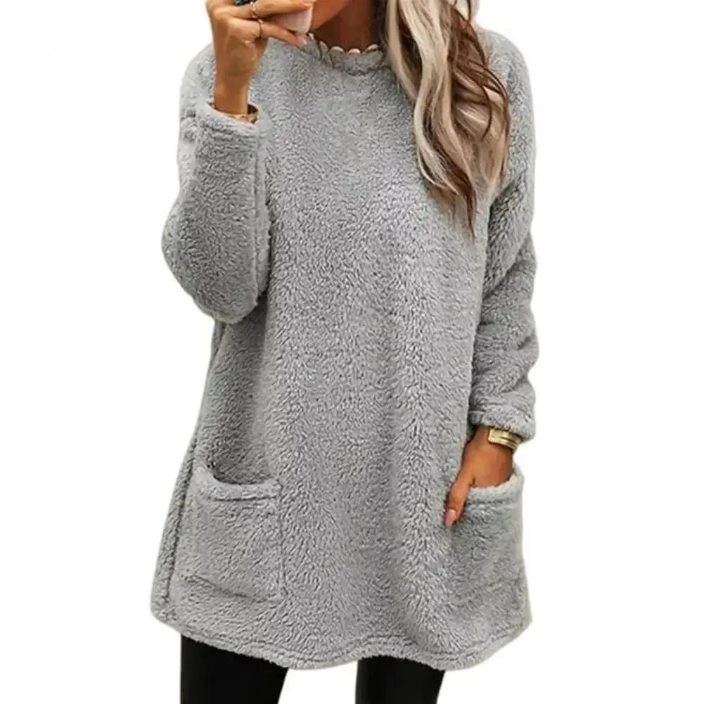 Dani Fleece Sweater | Super warm lange fleece trui voor dames