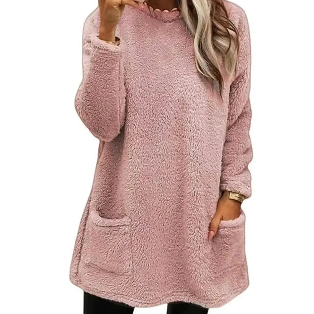 Dani Fleece Sweater | Super warm lange fleece trui voor dames