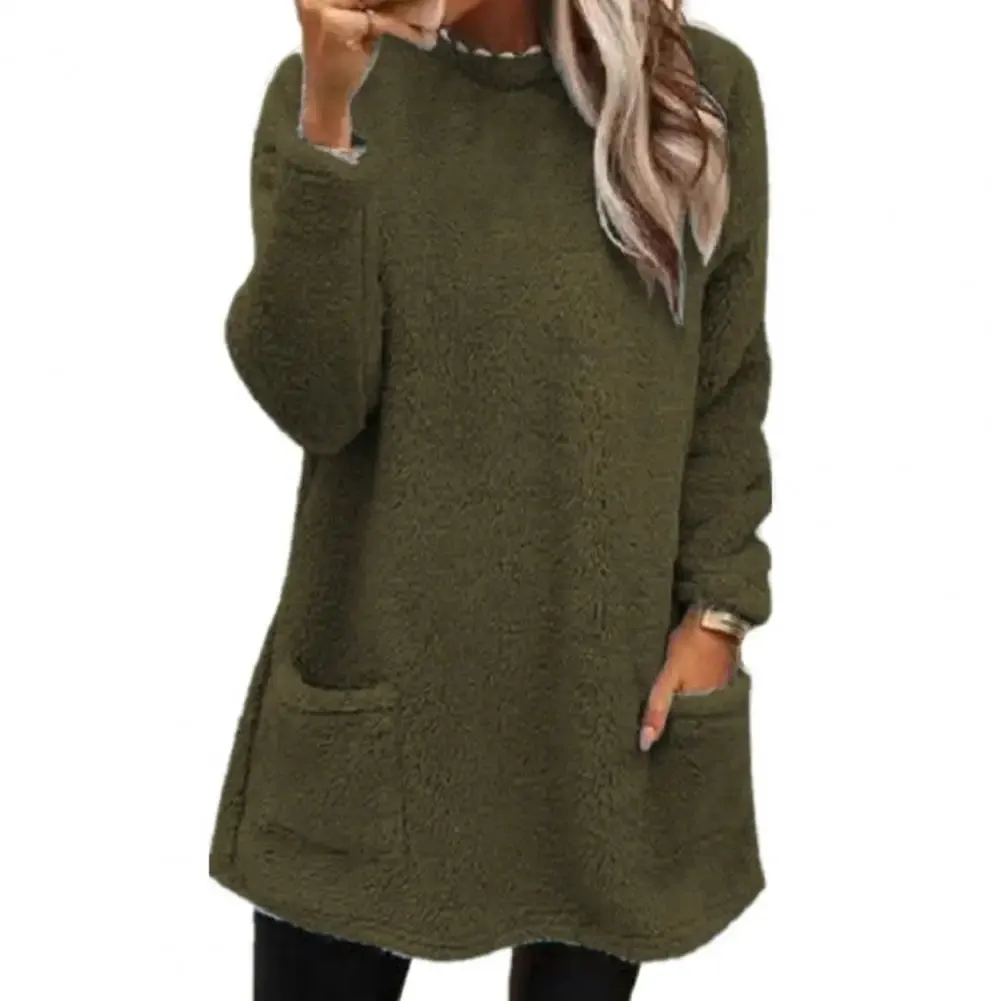 Dani Fleece Sweater | Super warm lange fleece trui voor dames