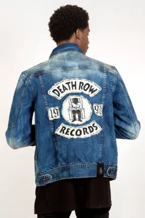 Death Row Records x King Ice - Denim Patched Jacket