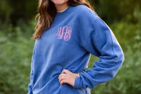 Embroidered Monogrammed Sweatshirts for Women