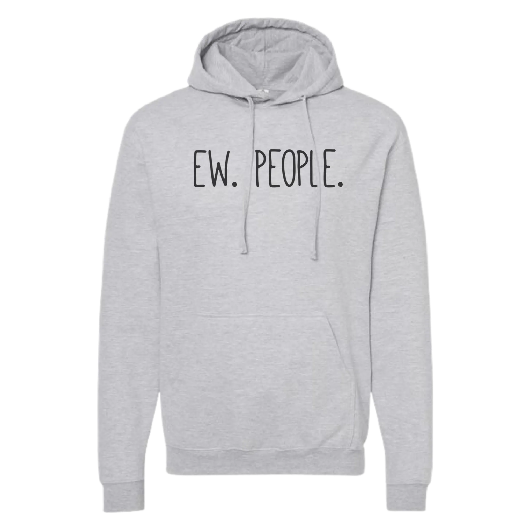 EW PEOPLE Hoodie: Heather Graphite