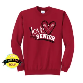 FZ United Girls High School Love My Senior Crewneck Sweatshirt