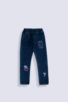 Giirl Graphic Denim Jean