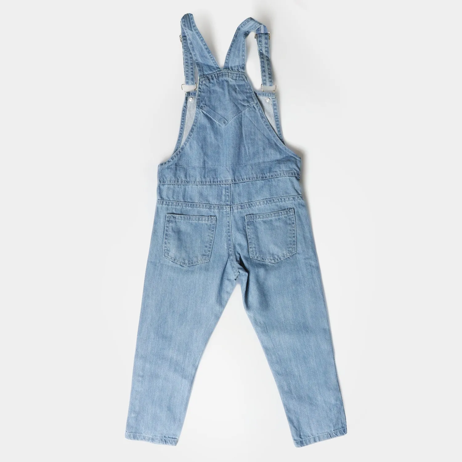 Girls Denim Over All Game - LIGHT BLUE