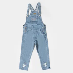 Girls Denim Over All Game - LIGHT BLUE