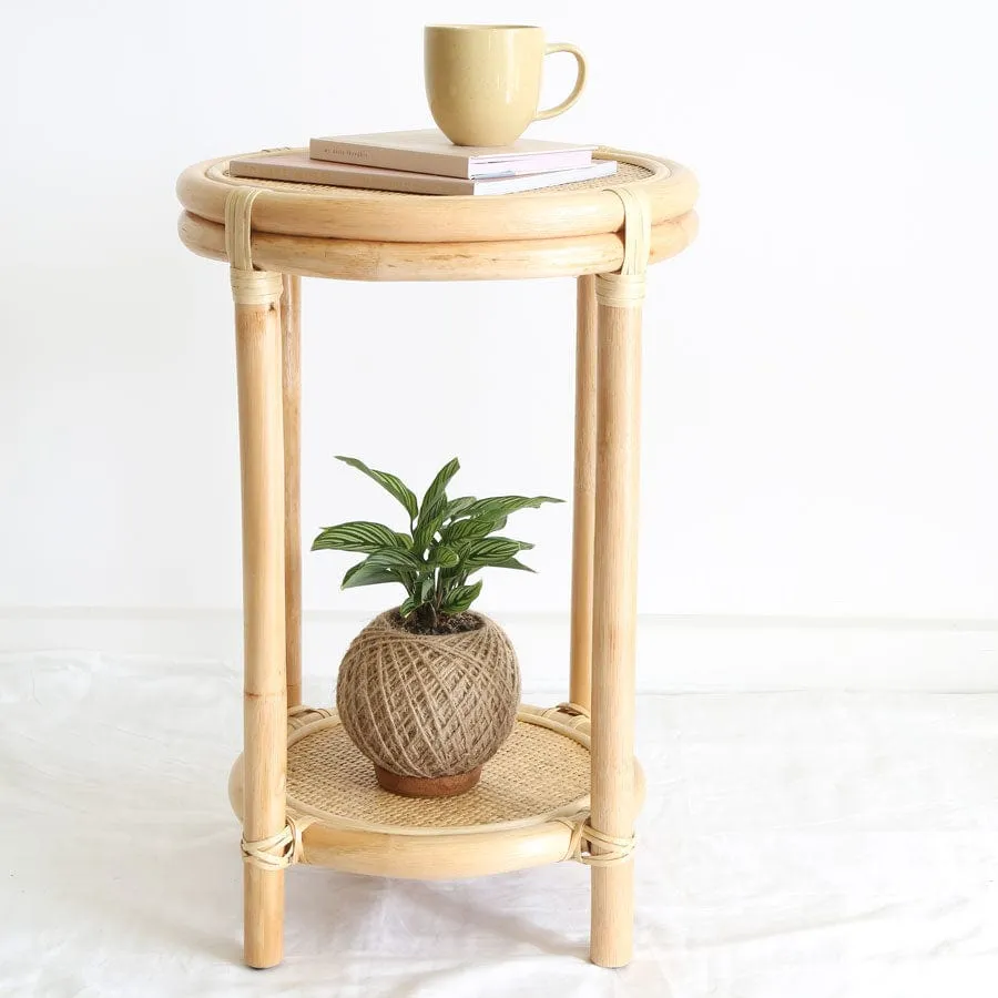 Havana Round Rattan Side Table