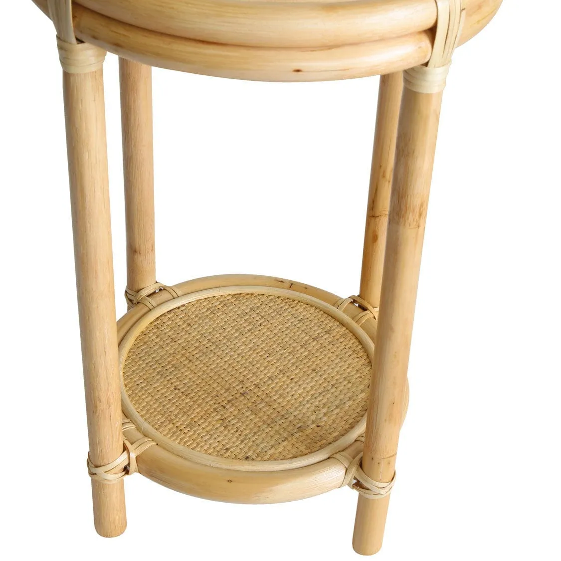 Havana Round Rattan Side Table