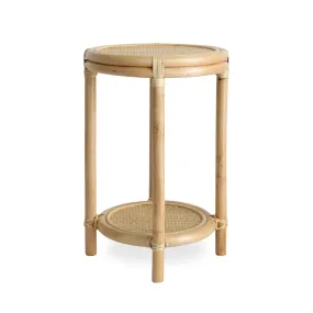 Havana Round Rattan Side Table