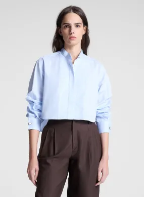 Kat Cropped Cotton Shirt