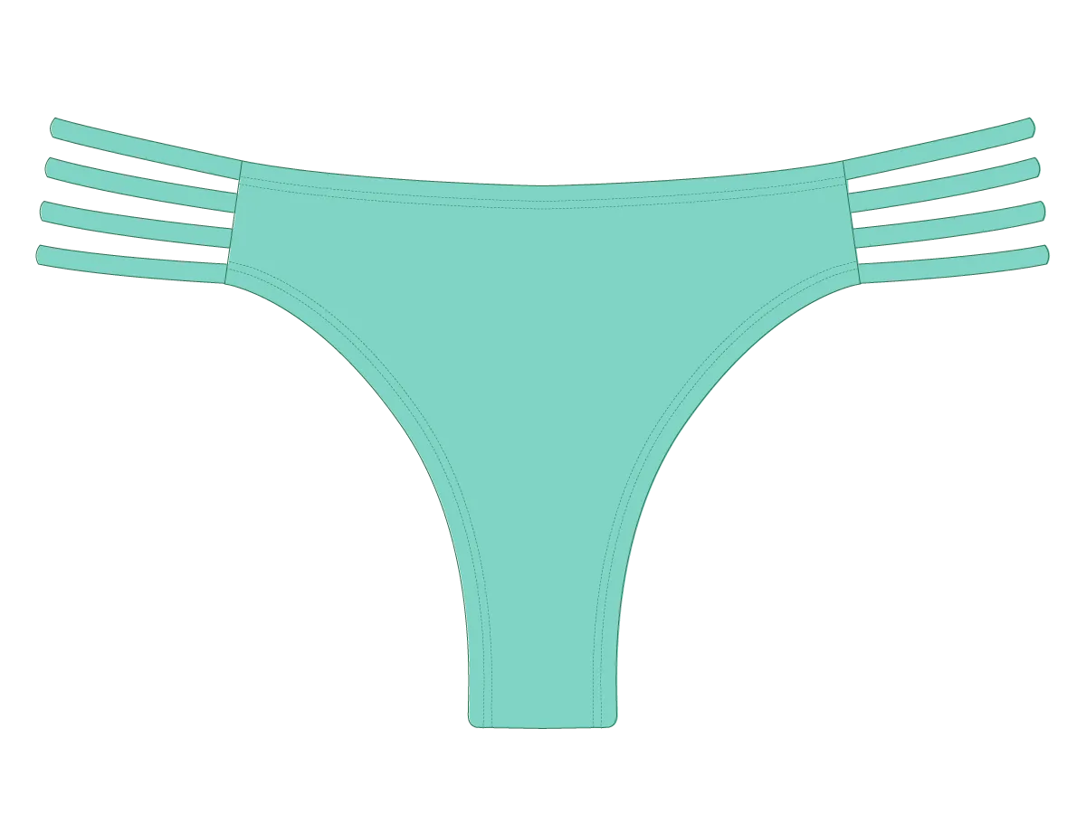 Lake Green Classic Strap Bottoms