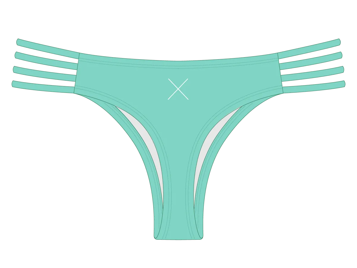 Lake Green Classic Strap Bottoms