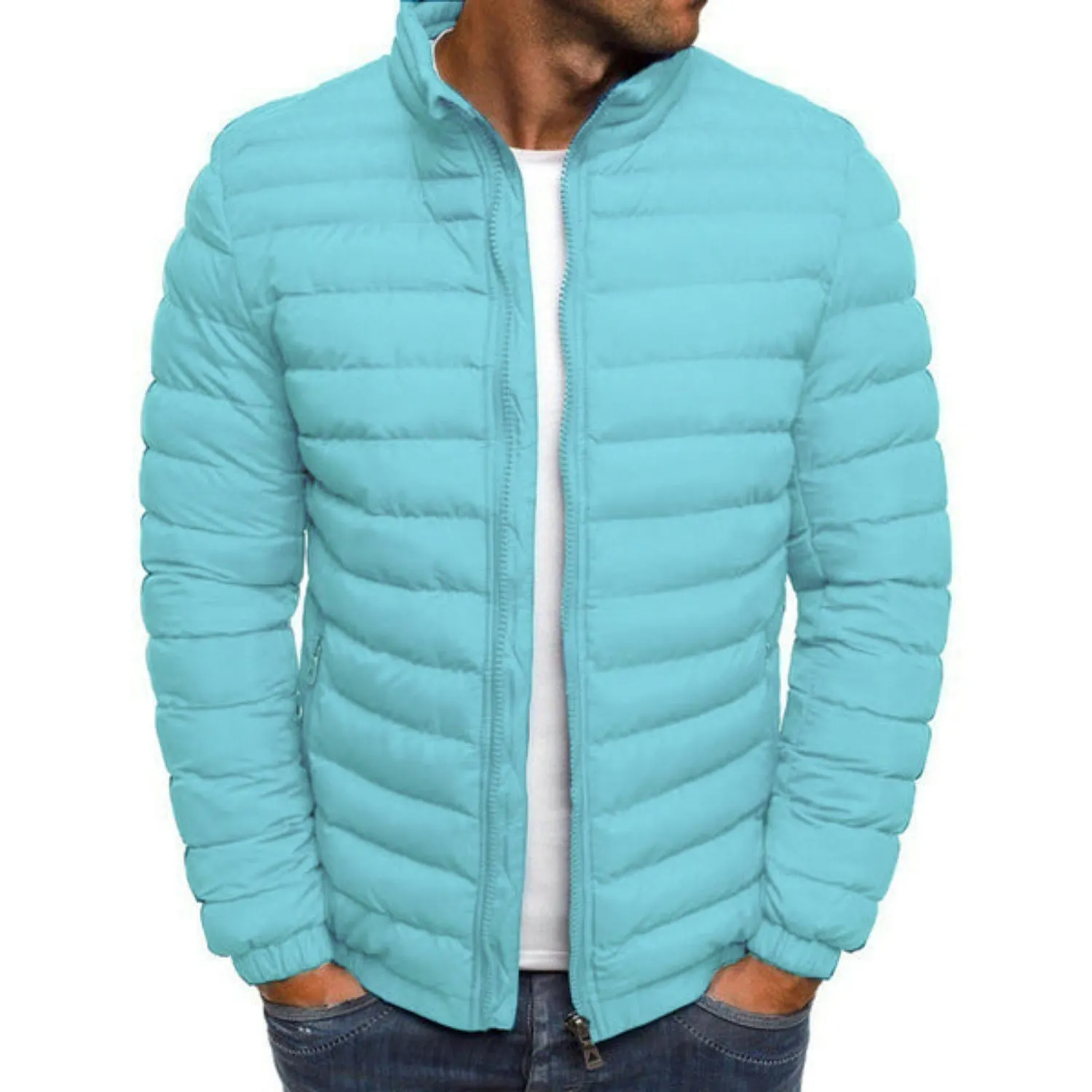 Men - Down Jacket - Stylish Luxury - Warm Insulated Outerwear