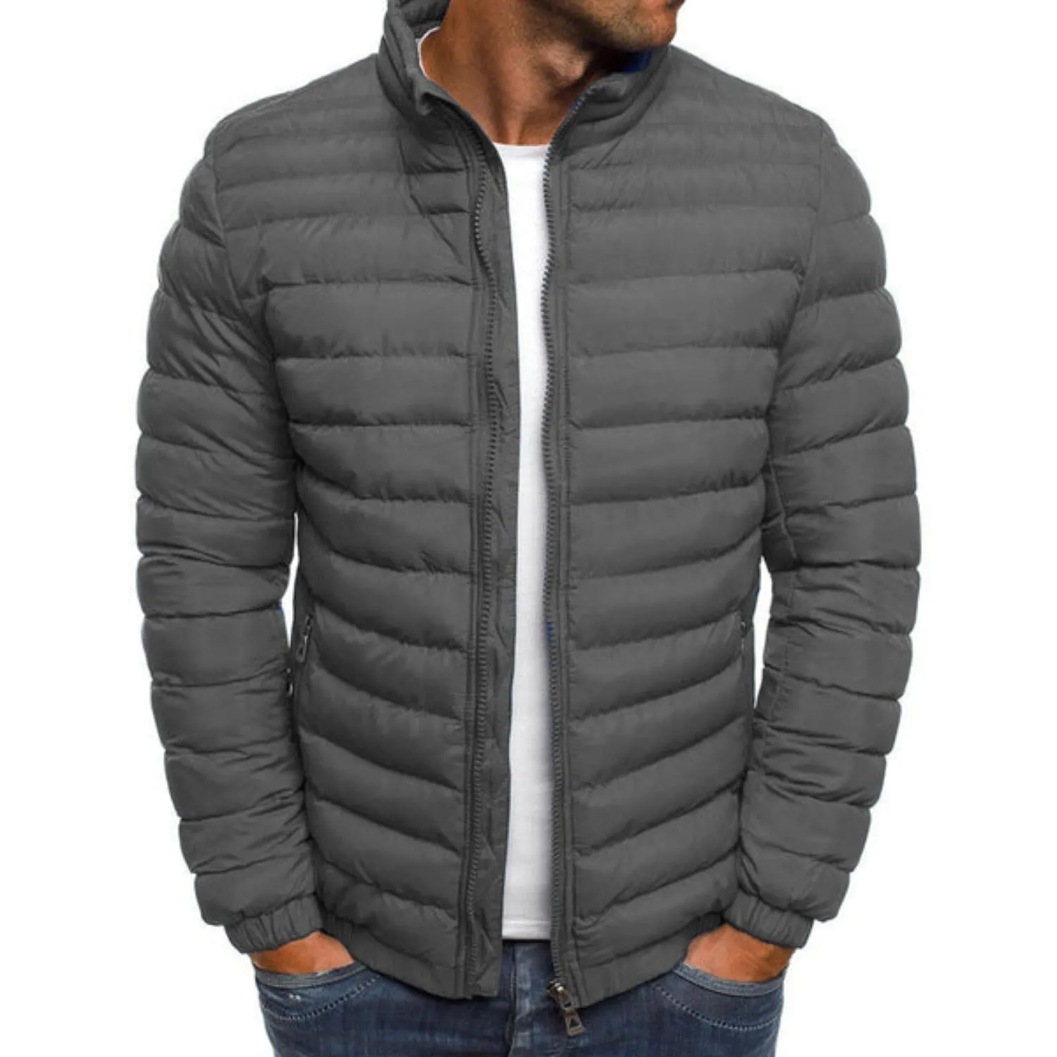 Men - Down Jacket - Stylish Luxury - Warm Insulated Outerwear