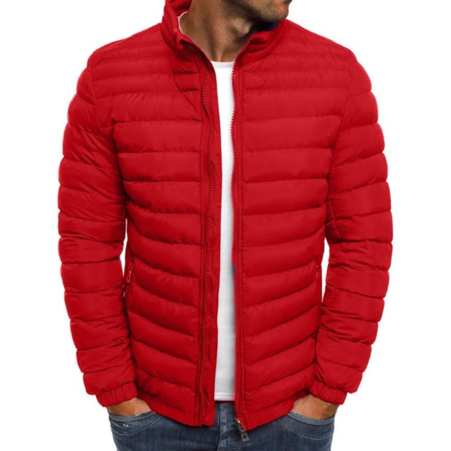 Men - Down Jacket - Stylish Luxury - Warm Insulated Outerwear