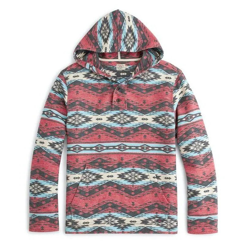 Men'S Autumn And Winter Ethnic Print Warm Sweater