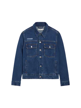 Mens Nettle Denim Jacket—mid wash