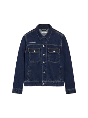 Mens Nettle Denim Jacket—rinse wash