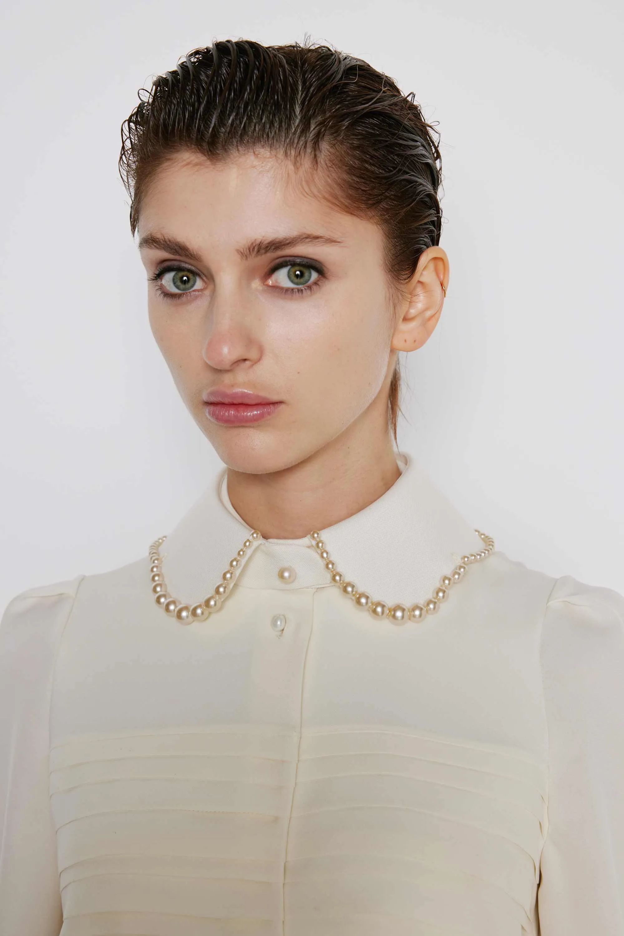 Pearl Embellished Collar