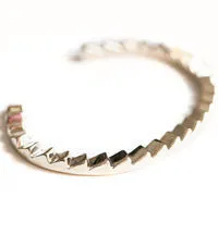 SILVER MINI ZIGZAG CUFF