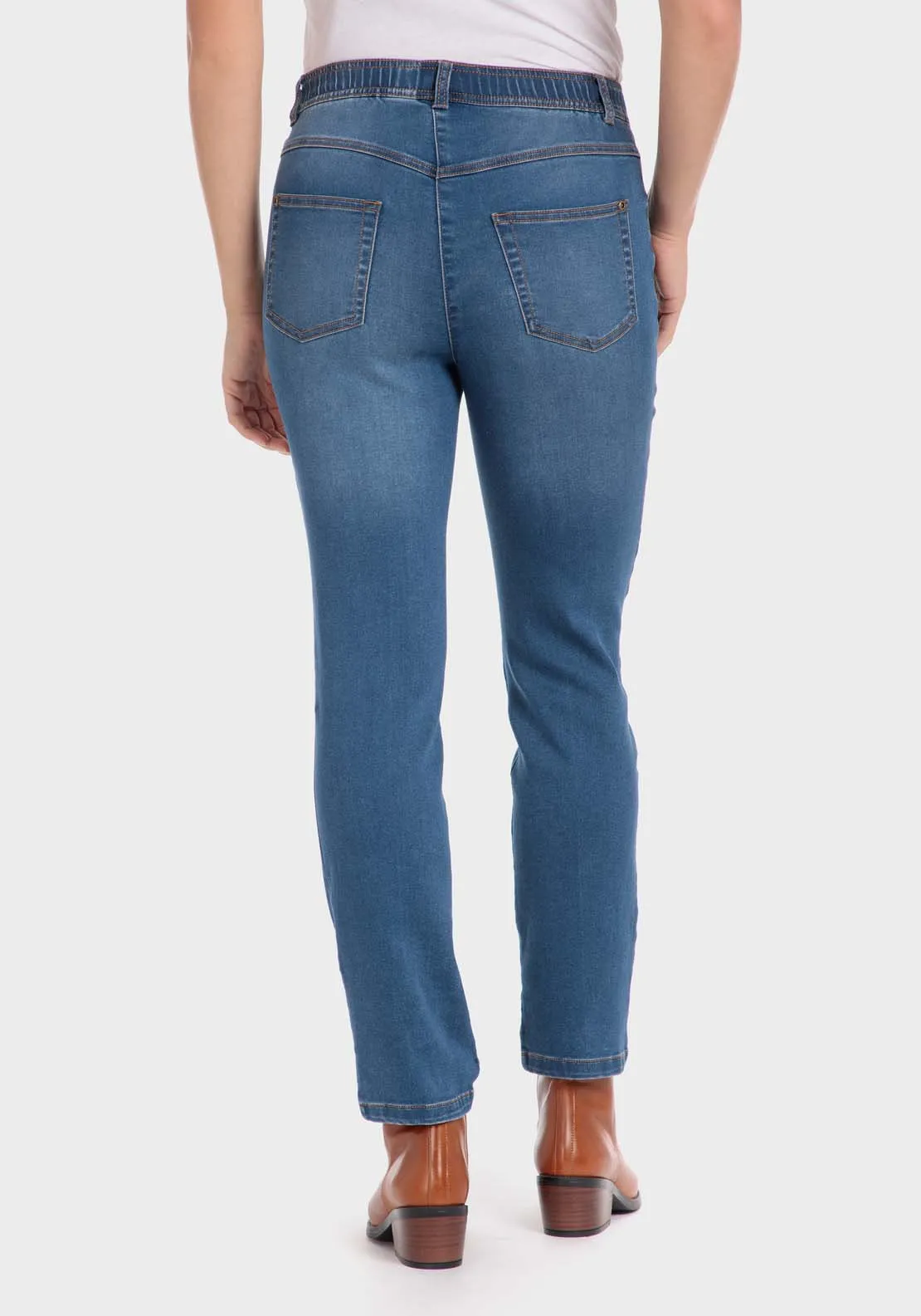 Skinny Denim Trousers - Blue