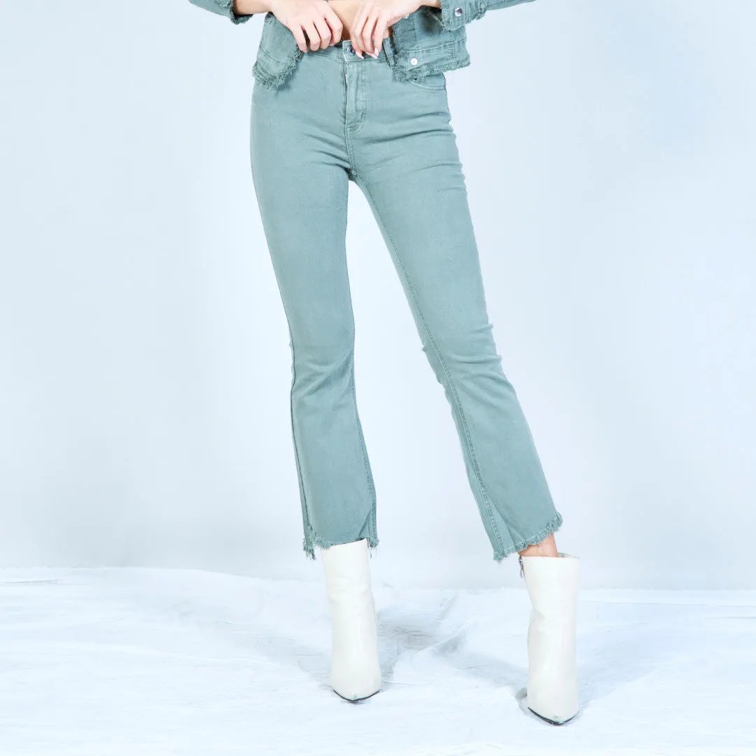 Slim-fit distressed pants wholesale