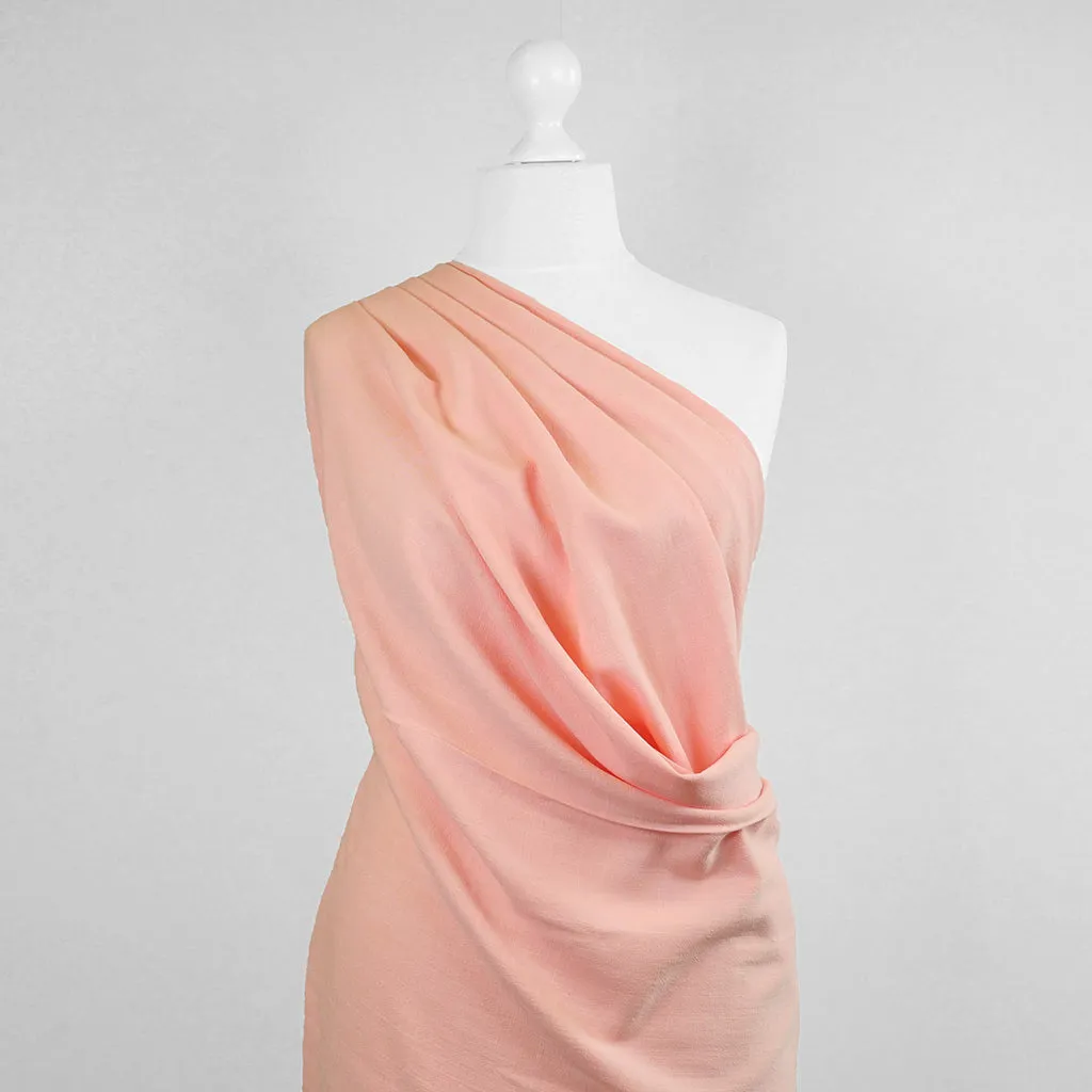 Spa - Peach, Viscose and Linen Woven Fabric