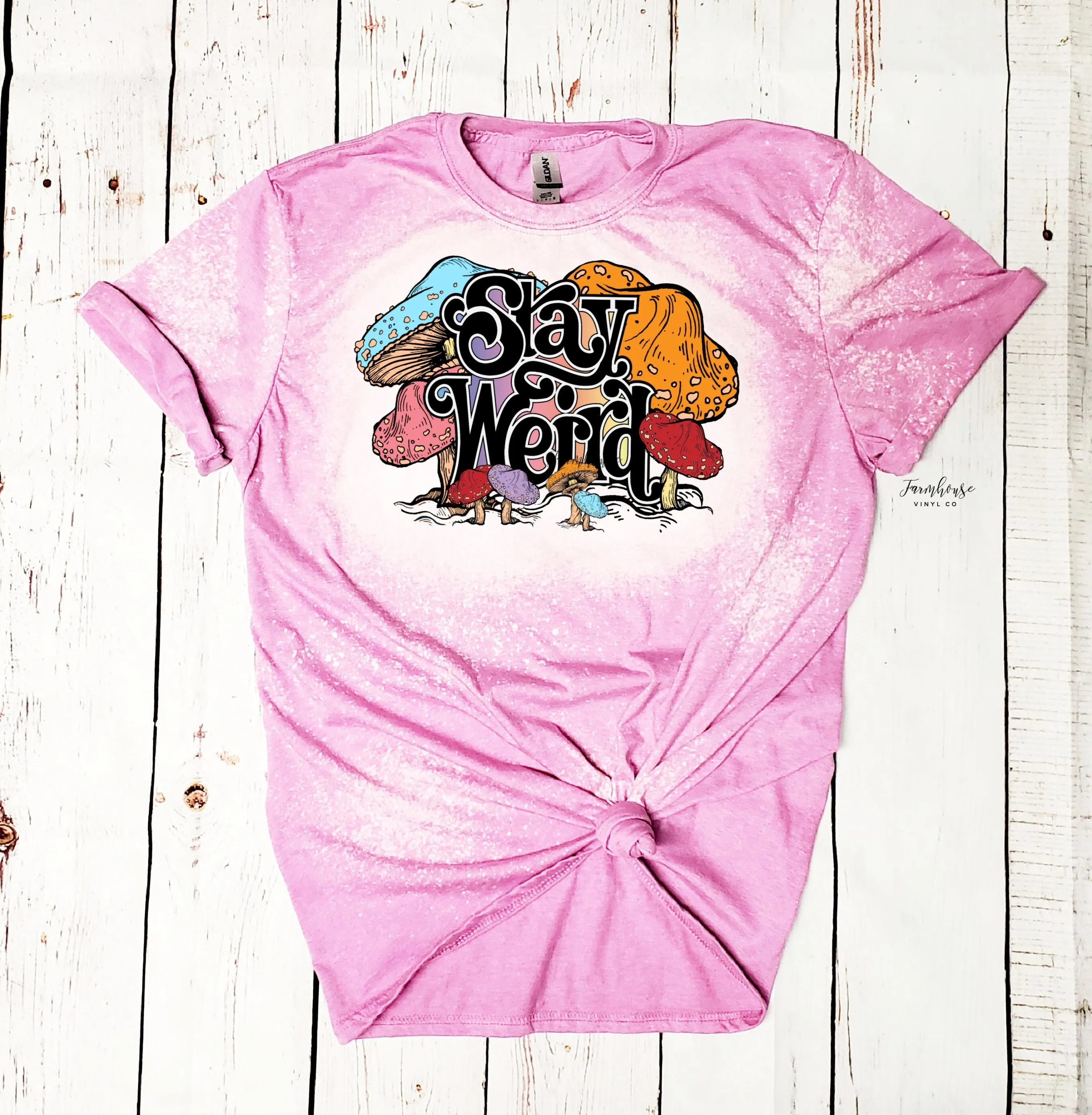 Stay Weird Mushroom BOHO Shirt