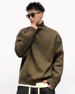 Streetwear Pullover Turtleneck Sweater