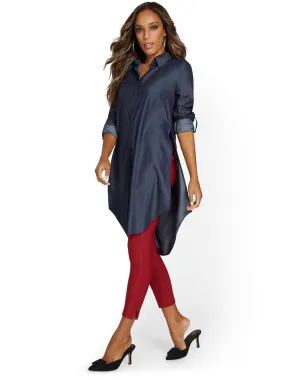 Tall Madison Chambray Tunic Shirt