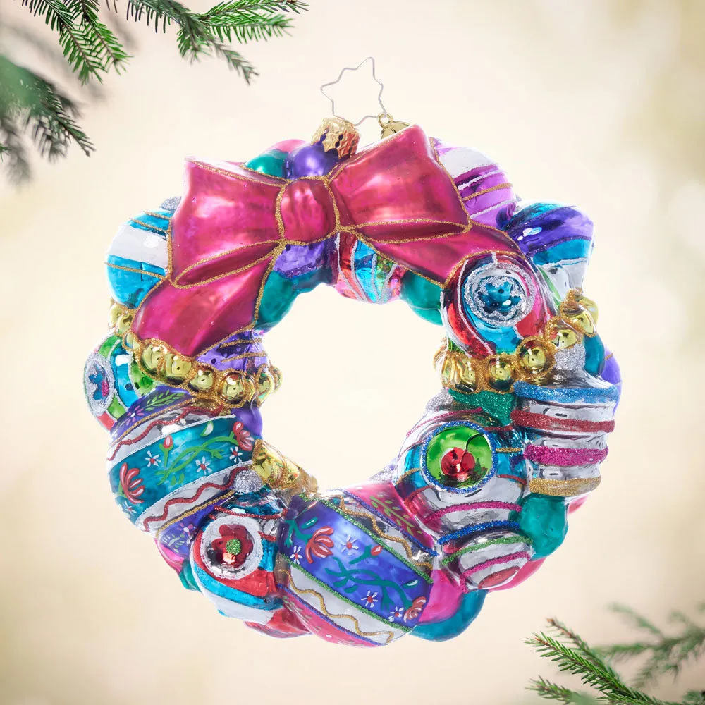 Vintage Holiday Wreath