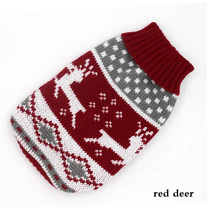 Warm Pet Clothes for Small Medium Dogs Winter Christmas Dogs Sweater