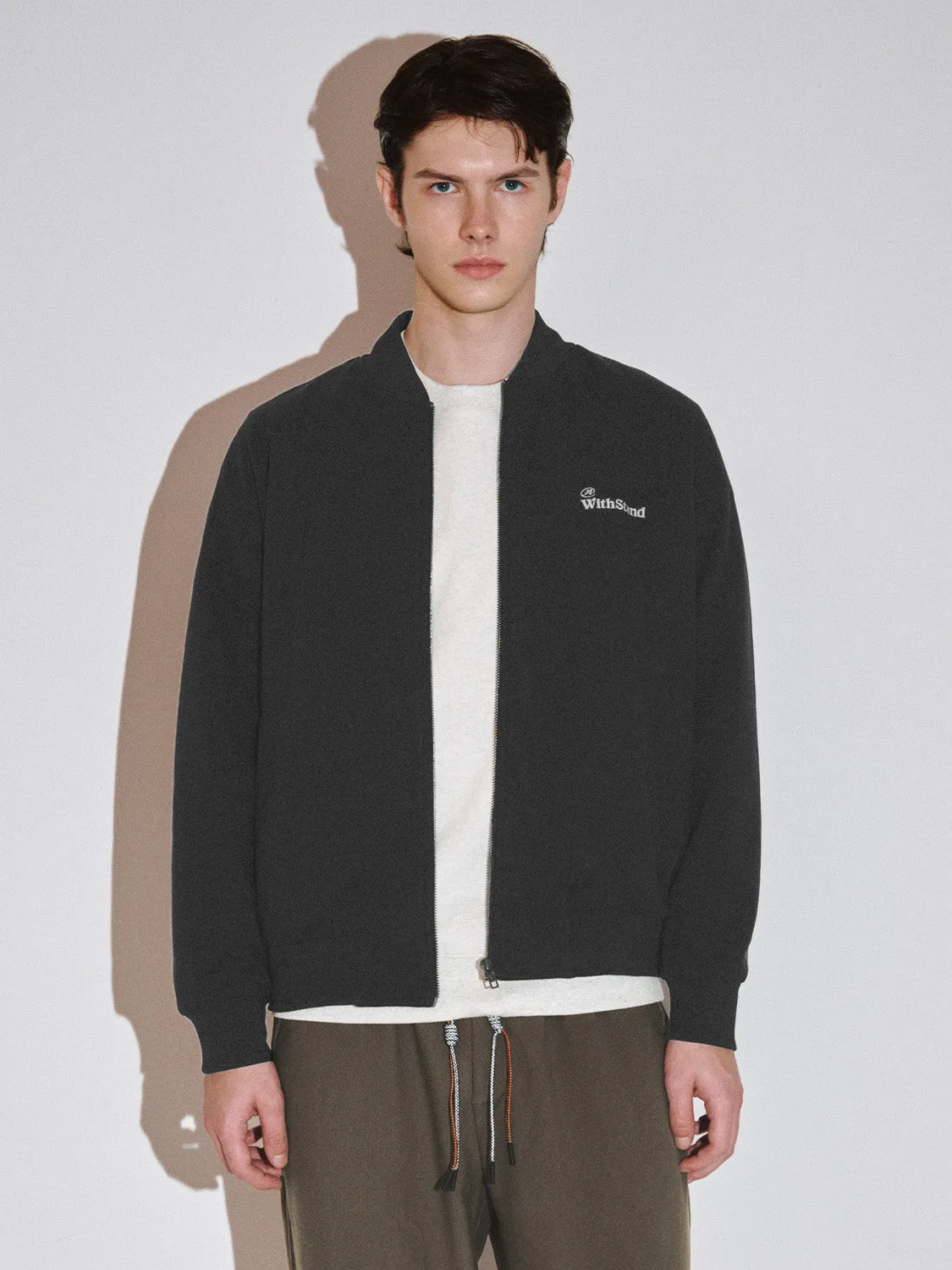 Zip Up Front Bomber Jackets